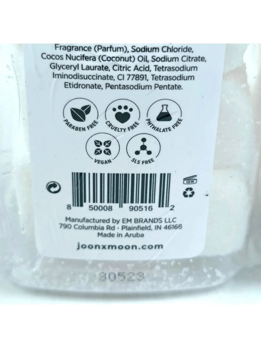 Joon X Moon Coconut Exfoliating Sugar Scrubs Shea Butter Aloe 10 Oz Pack Of 3